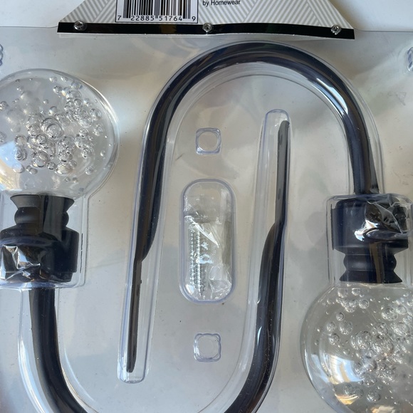 Bubble Glass Tie Back Drape Holders NWOT - Picture 3 of 4
